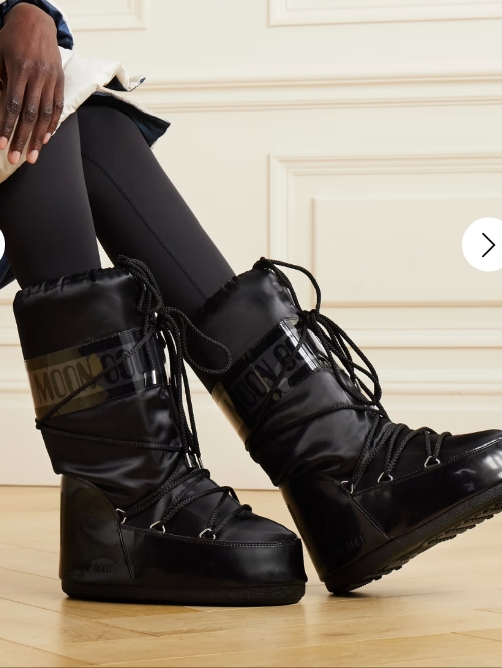 Moon Boot Icon Glance Snow Boots Black Moon Boot Black Icon